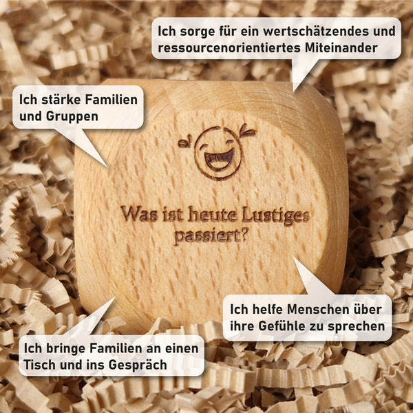 Tagesreflexions- Würfel positiv Variante 1